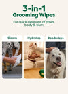 Essentials Bundle - 100 Lavender-Scented Grooming Wipes and 270 Dog Waste Bags